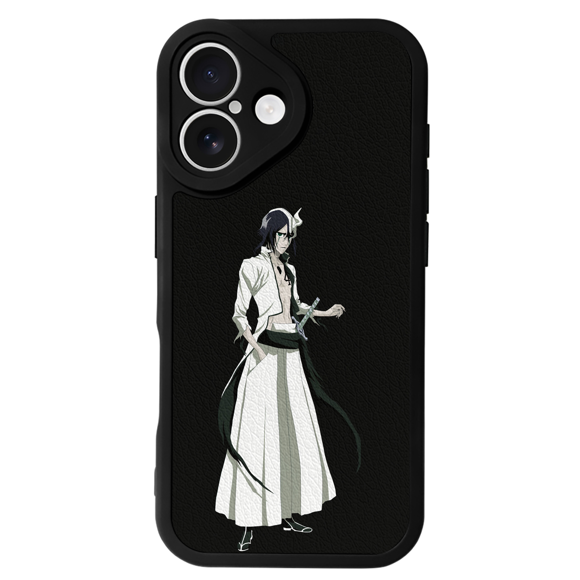 （画像用） ブリーチ ウルキオラ·シファー BLEACH Ulquiorra cifer 【iPhone 16シリーズ対応】シリコンスマホケース（レザー調） 材質：シリコン